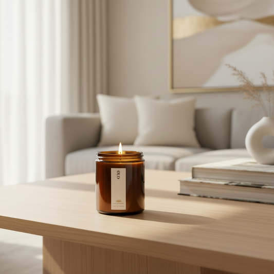 Oud Scented Candle - Scented Candles - Charm Natural