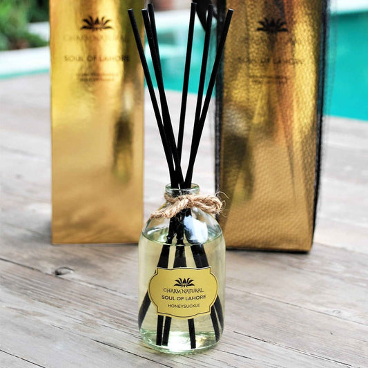 Honeysuckle Reed Diffuser - Fragrance Diffusers - Charm Natural