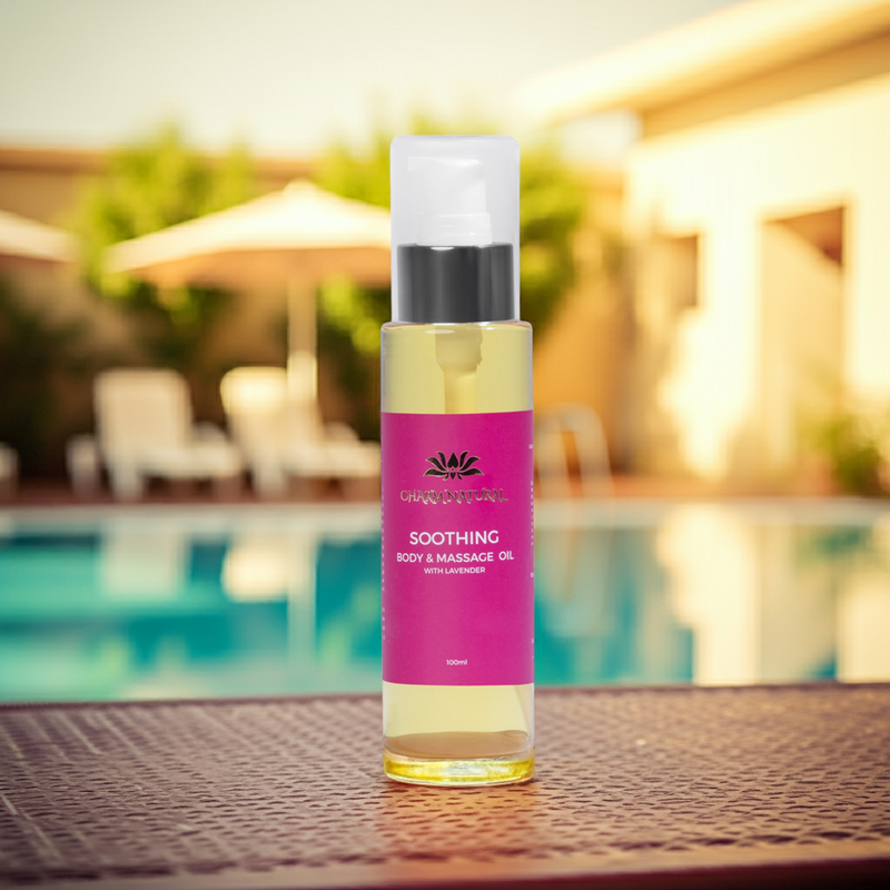 Soothing Body & Massage Oil - Organic Moisturizing Treatment