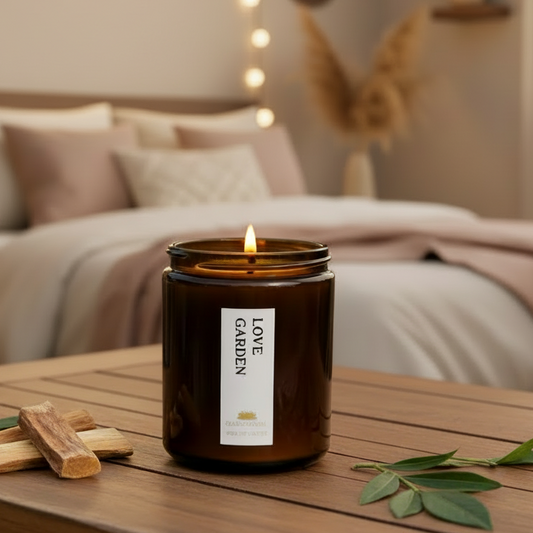 The Love Garden Scented Candle - Scented Candles - Charm Natural