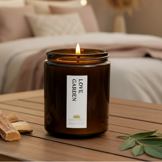 The Love Garden Scented Candle - Scented Candles - Charm Natural