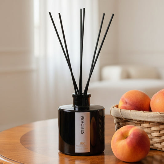 Peaches Reed Diffuser - Fragrance Diffusers - Charm Natural