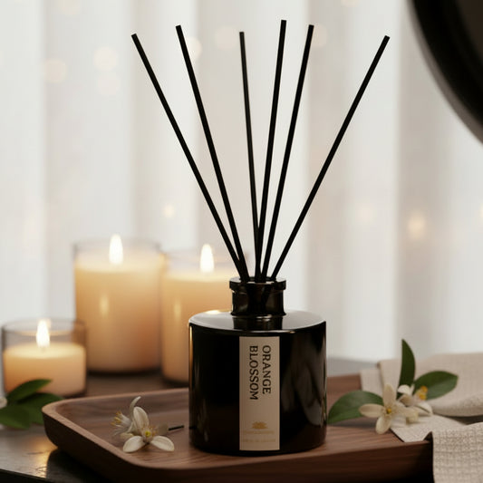Orange Blossoms Reed Diffuser - Fragrance Diffusers - Charm Natural