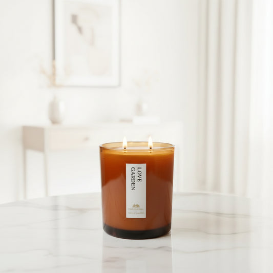 Love Garden Scented Candle - Scented Candles - Charm Natural
