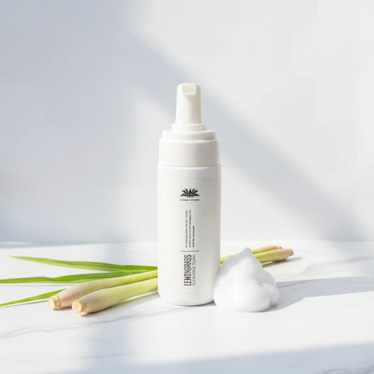 Lemongrass Cleansing Foam- Gentle Sulfate-Free Cleanser - Skin Care - Charm Natural