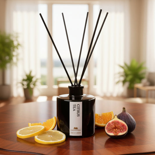 Citrus Tea Reed Diffuser - Fragrance Diffusers - Charm Natural