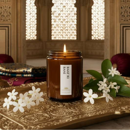 Raat ki Rani Scented Candle - Scented Candles - Charm Natural