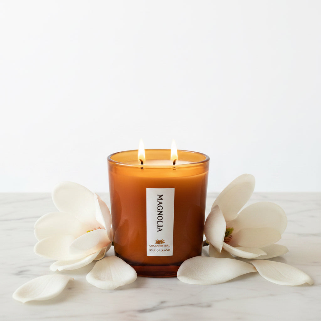 Magnolia Scented Candle - Scented Candles - Charm Natural