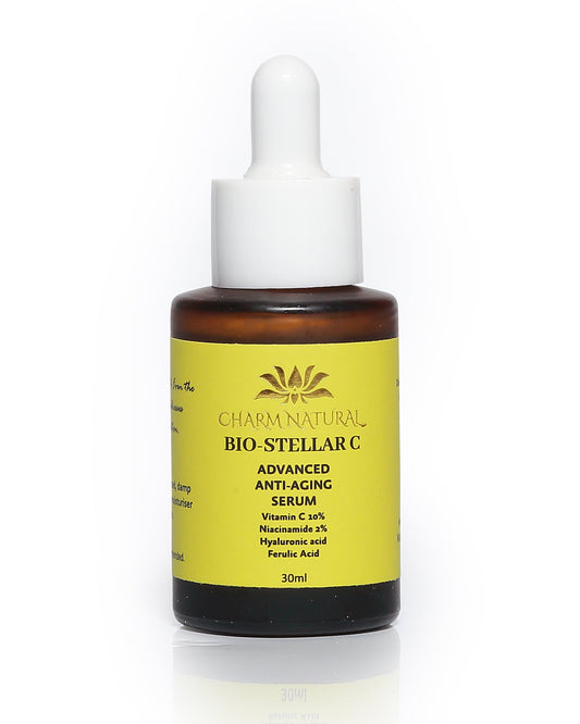 Bio-Stellar - Premium Organic Vitamin C and Hyaluronic Acid Serum Skin Care