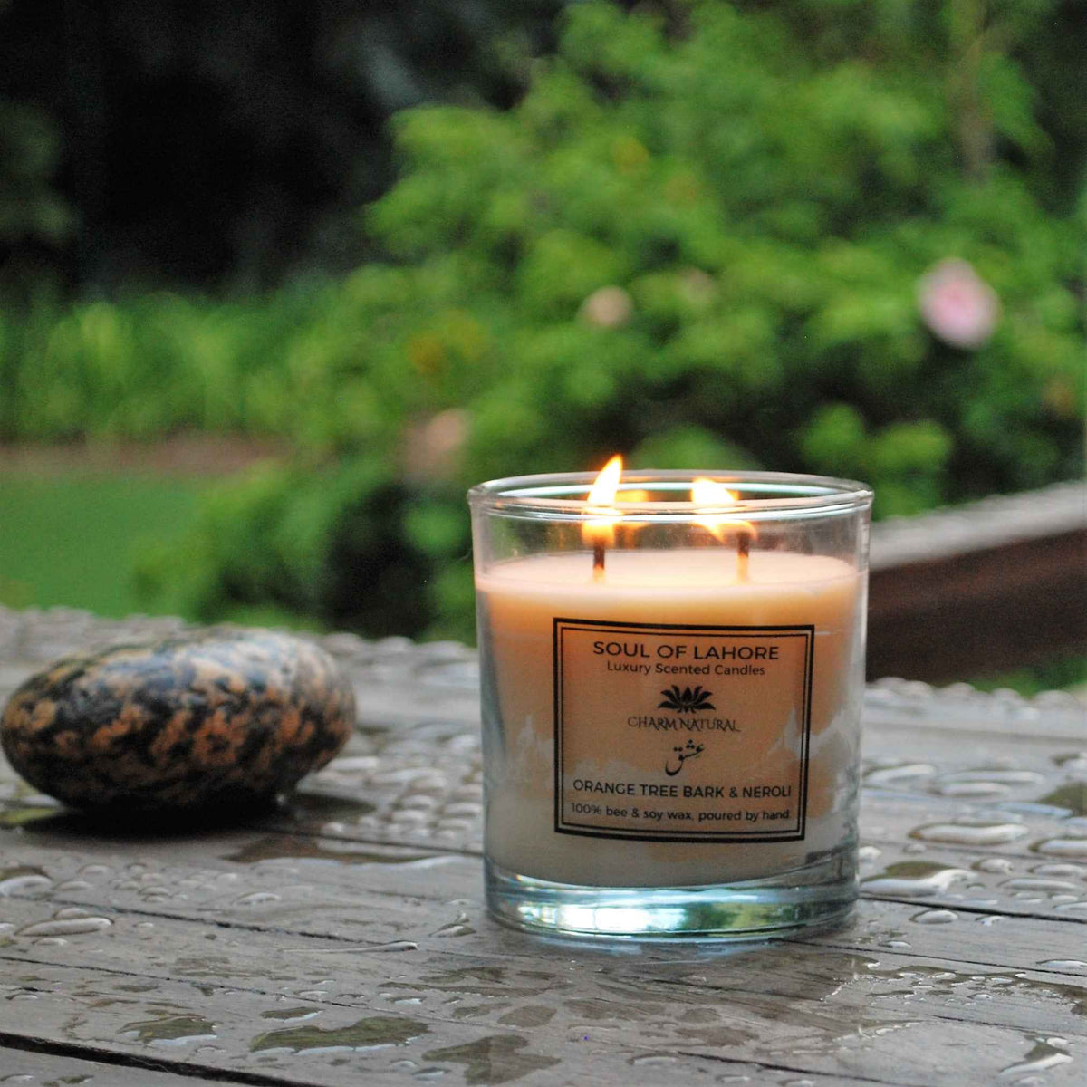 Ishq - Orange Tree Bark & Neroli - Scented Candles - Charm Natural