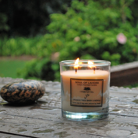Ishq - Orange Tree Bark & Neroli Scented Candles
