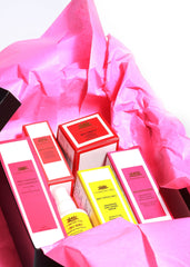 Gift box + ribbon for skincare Skin Care