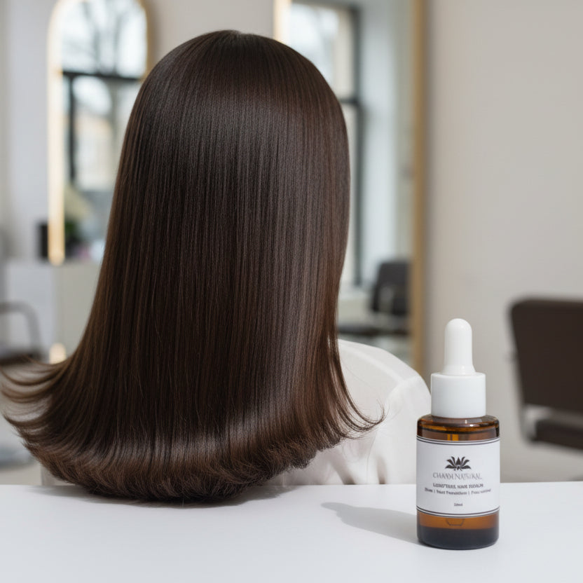 Lushtress Hair Serum - Heat Protection & Shine Serum - Body and Hair - Charm Natural