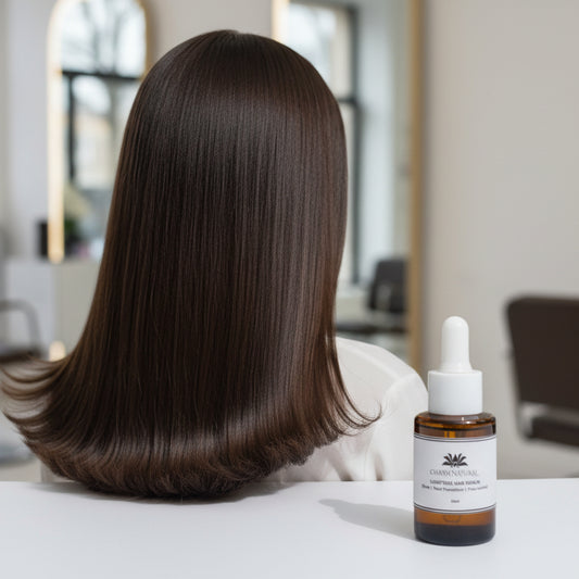 Lushtress Hair Serum - Heat Protection & Shine Serum - Body and Hair - Charm Natural