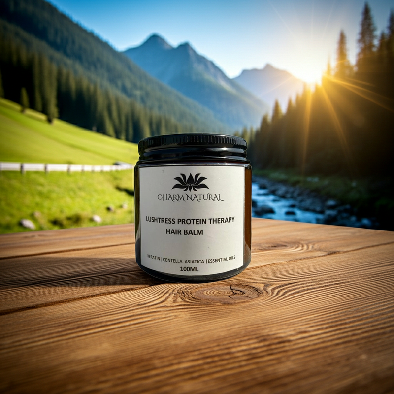 Lushtress Protein Therapy Hair Balm - Deep Conditioning Treatment