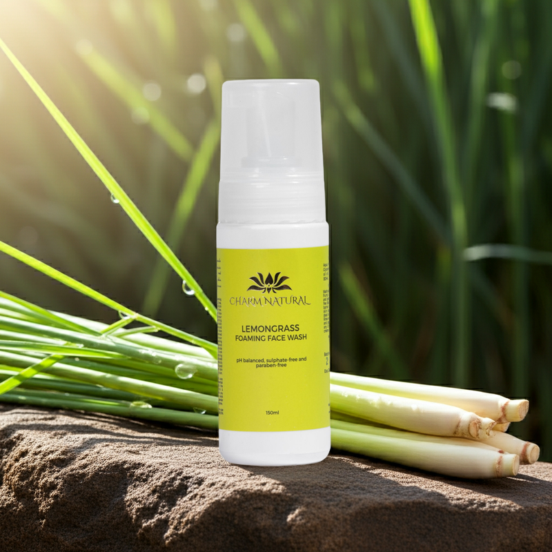 Lemongrass Foaming Face Wash - Gentle Sulfate-Free Cleanser