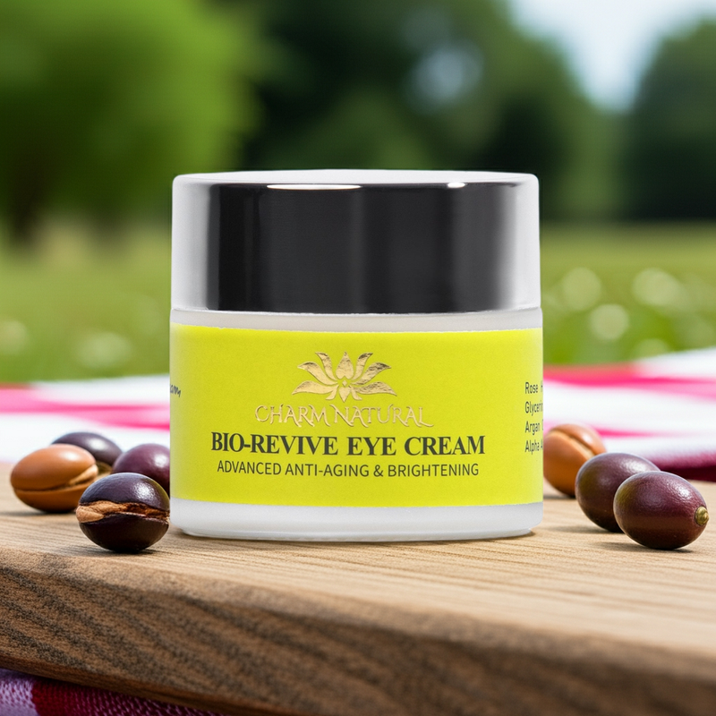 Bio-Revive Eye Cream for Dark Circles - Advanced Anti-Aging & Brightening | Charm Natural