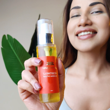 Lushtress Exotic Hair Oil - Strengthening & Nourishing Hair Treatment | Charm Natural