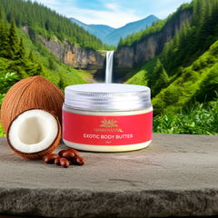 Exotic Body Butter Balm - Organic Deep Moisturizer - Body and Hair - Charm Natural