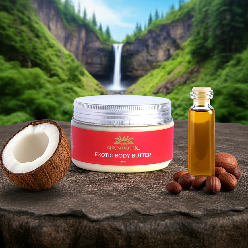 Exotic Body Butter Balm - Organic Deep Moisturizer | Charm Natural