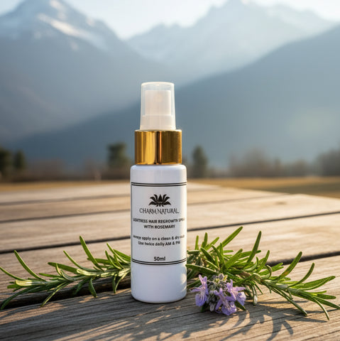 Lushtress Hair Rescue Peptide Spray with Rosemary - Body and Hair - Charm Natural