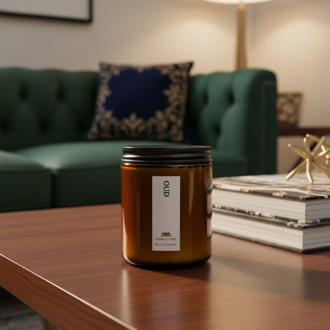 Oud Scented Candle - Scented Candles - Charm Natural