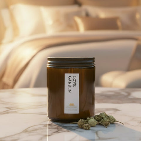 The Love Garden Scented Candle - Scented Candles - Charm Natural