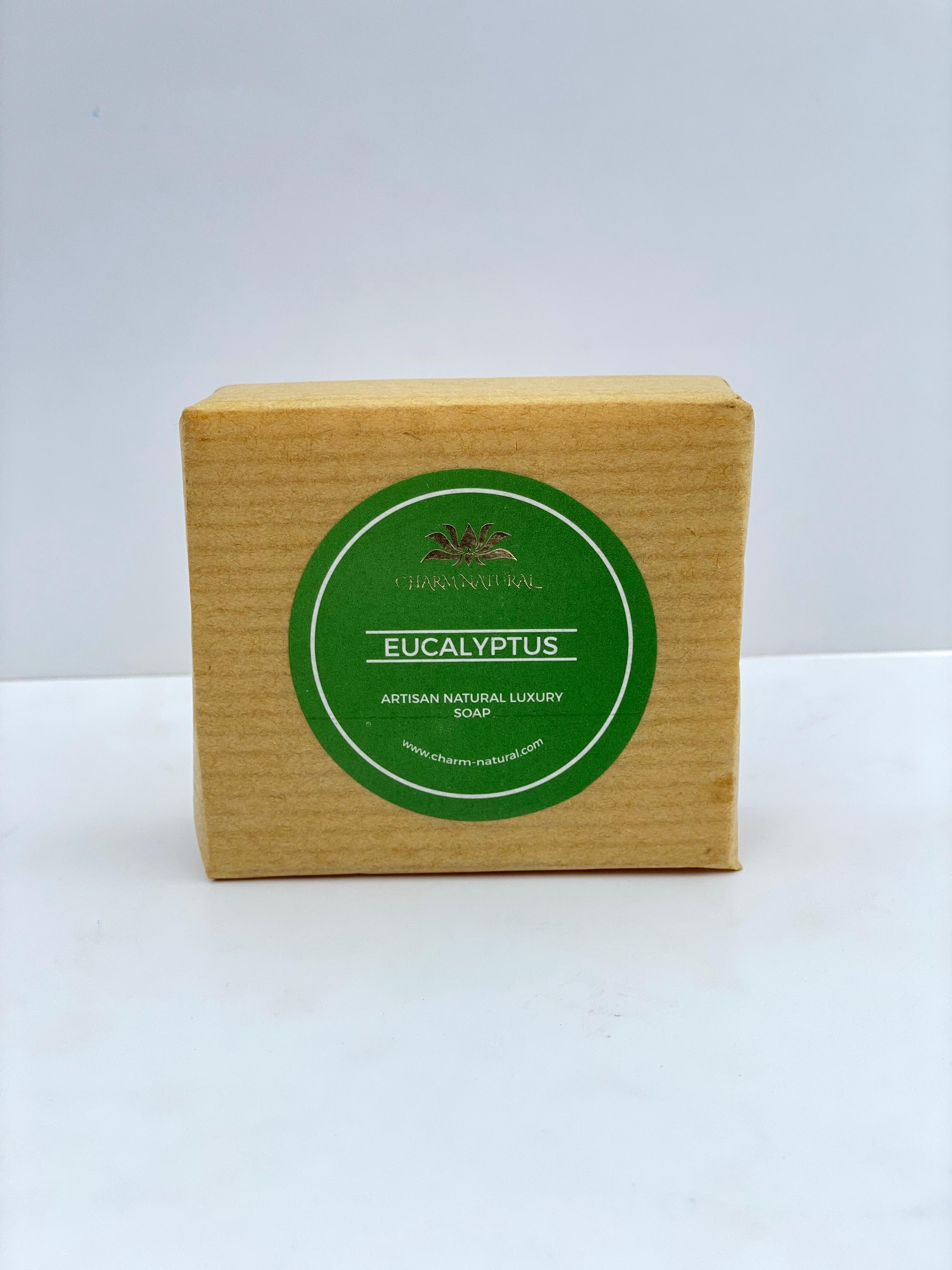 Organic Eucalyptus Soap Bar - Body and Hair - Charm Natural