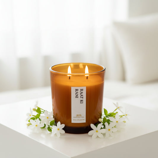 Raat ki Rani Scented Candle - Scented Candles - Charm Natural