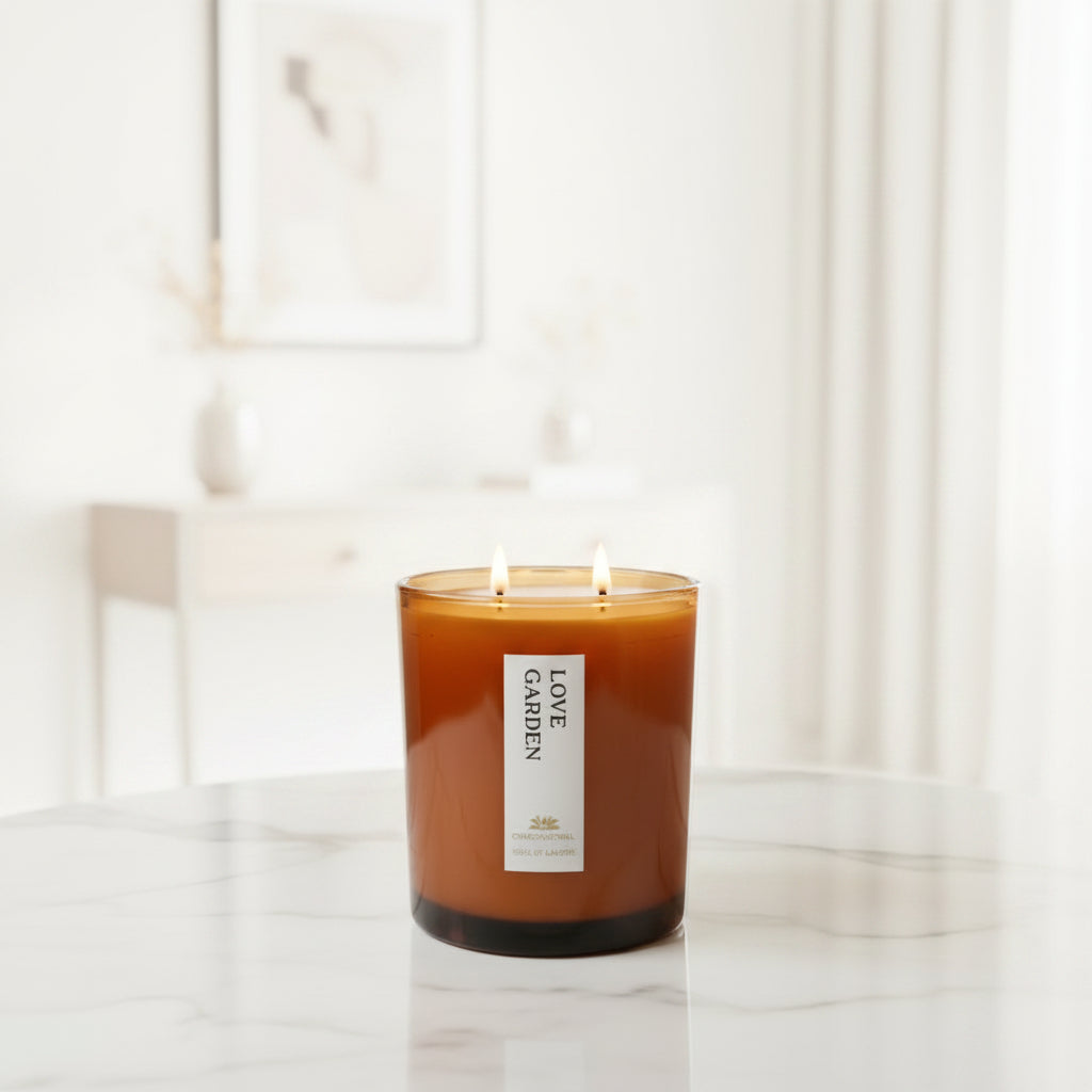 Love Garden Scented Candle - Scented Candles - Charm Natural