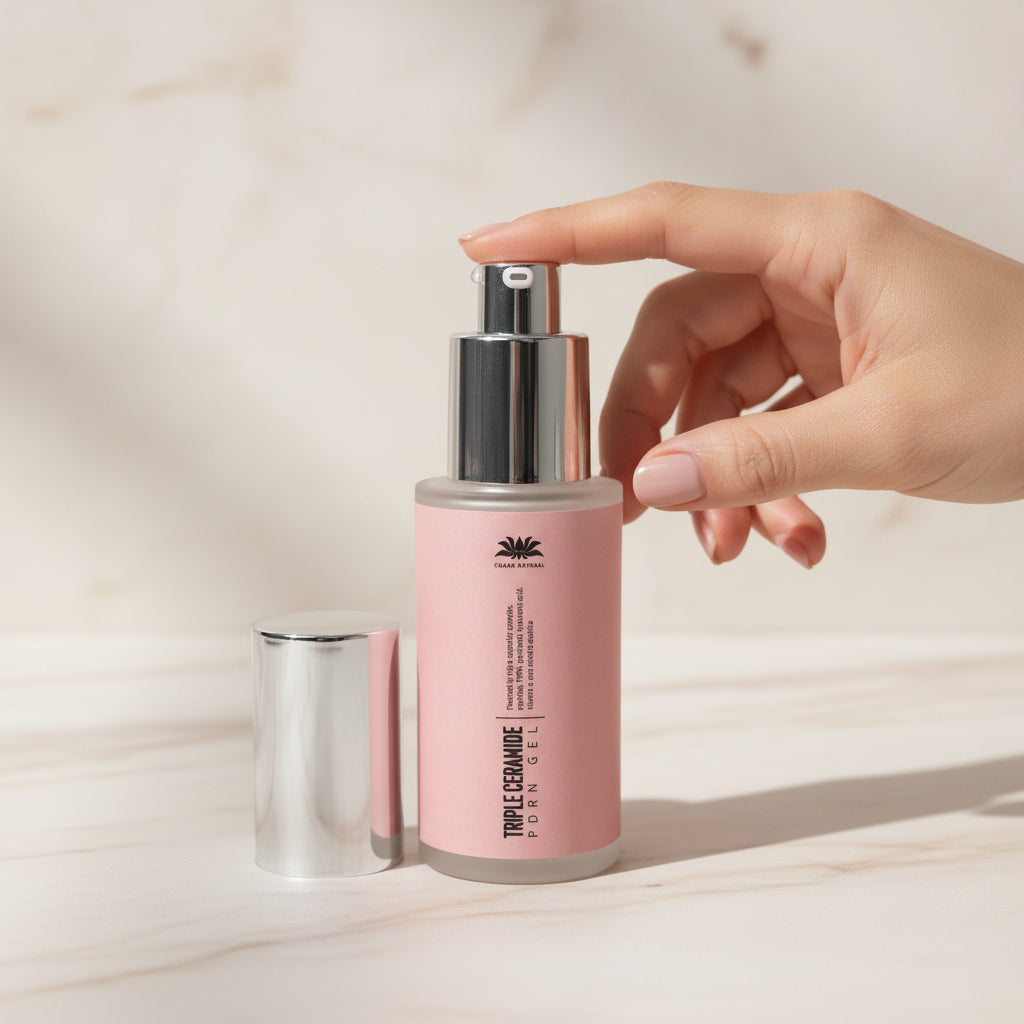 Triple Ceramide PDRN Gel / Brightening Moisturiser - Instant Glow Formula - Skin Care - Charm Natural