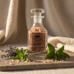 Lavender & Peppermint Bath Salts - Relaxing Spa Soak - Body and Hair - Charm Natural