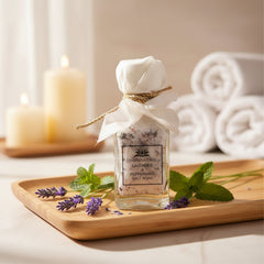 Lavender & Peppermint Bath Salts - Relaxing Spa Soak - Body and Hair - Charm Natural