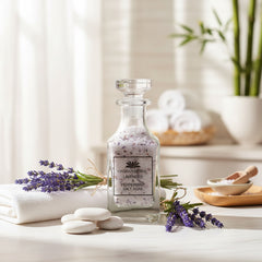 Lavender & Peppermint Bath Salts - Relaxing Spa Soak - Body and Hair - Charm Natural