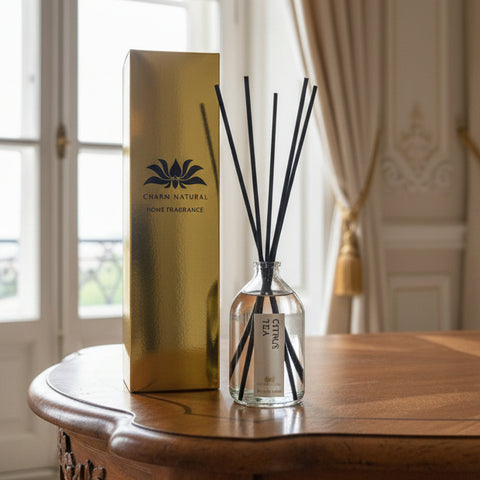 Citrus Tea Reed Diffuser - Fragrance Diffusers - Charm Natural