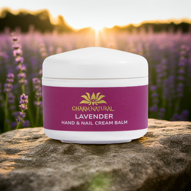 Organic Lavender Hand & Nail Cream Balm - Deep Moisturizing Treatment