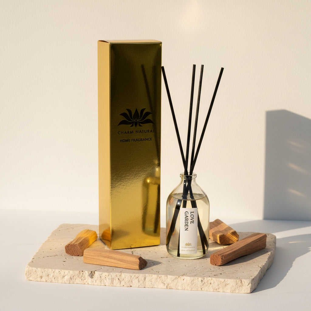 The Love Garden Reed Diffuser - Fragrance Diffusers - Charm Natural