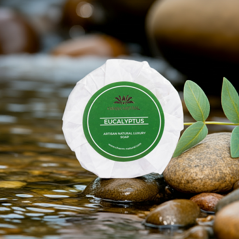 Eucalyptus Aromatherapy Organic Soap - Handmade Natural Soap | Charm Natural