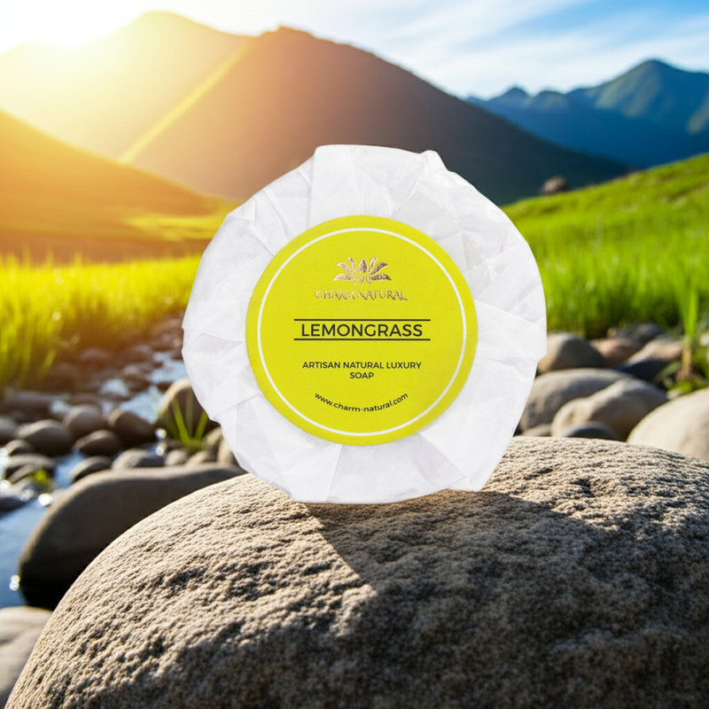 Lemongrass Aromatherapy Organic Soap - Handmade Natural Soap | Charm Natural