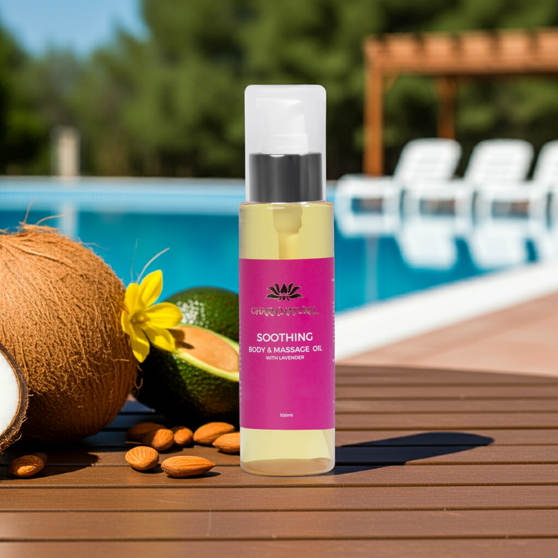 Soothing Body & Massage Oil - Organic Moisturizing Treatment