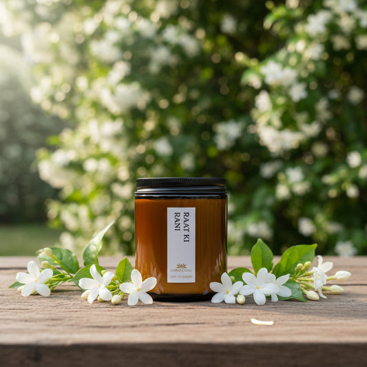 Raat ki Rani Scented Candle - Scented Candles - Charm Natural