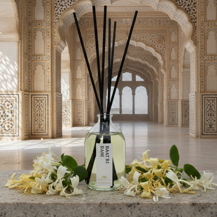 Raat Ki Rani Reed Diffuser - Fragrance Diffusers - Charm Natural