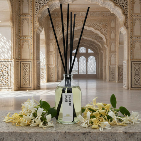Raat Ki Rani Reed Diffuser - Fragrance Diffusers - Charm Natural